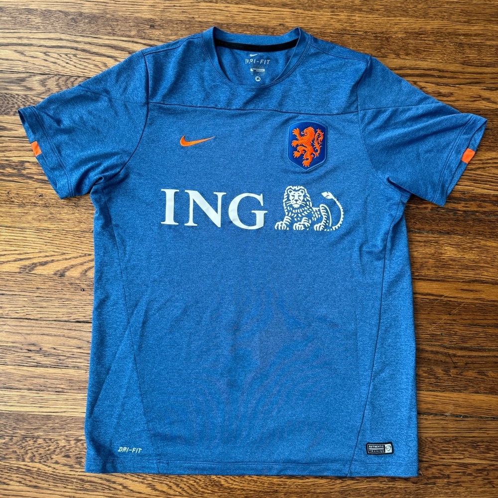 Nike Netherlands KNVB Holland Away Soccer Jersey 2014 Mens Size XL